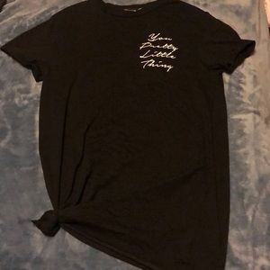 Black pretty little thing t-shirt dress